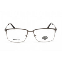 Harley Davidson Unisex Eyeglasses - Clear Lens Matte Gunmetal Frame | HD9016 009 ,