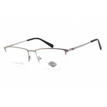 Harley Davidson Unisex Eyeglasses - Matte Light Nickeltin Stainless Steel | HD0915 011 ,