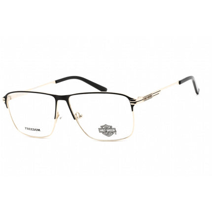Harley Davidson Unisex Eyeglasses - Pale Gold Metal Square Shape Frame | HD9017 032 ,