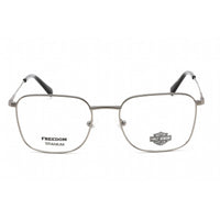 Harley Davidson Unisex Eyeglasses - Square Matte Light Nickeltin Frame | HD9019 011 ,