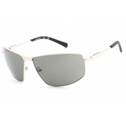 Harley Davidson Unisex Sunglasses - Gold Rectangular Frame Green Lens | HD0965X 32N ,