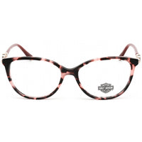 Harley Davidson Women's Eyeglasses - Bordeaux/Pink Cat Eye Plastic Frame | HD0562 071 ,
