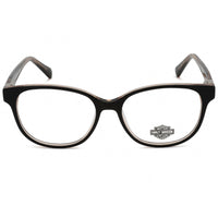 Harley Davidson Women's Eyeglasses - Clear Demo Lens Black Square Frame | HD0558 005 ,