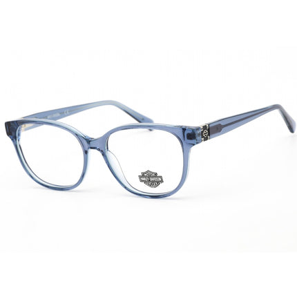 Harley Davidson Women's Eyeglasses - Clear Demo Lens Blue Square Frame | HD0558 092 ,