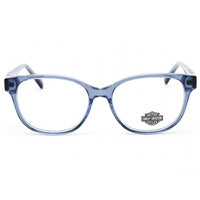 Harley Davidson Women's Eyeglasses - Clear Demo Lens Blue Square Frame | HD0558 092 ,