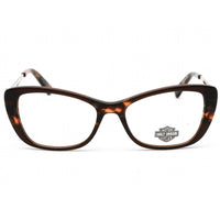 Harley Davidson Women's Eyeglasses - Clear Demo Lens Dark Brown Frame | HD0557 050 ,