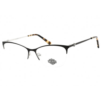 Harley Davidson Women's Eyeglasses - Clear Demo Lens Shiny Black Frame | HD0561 001 ,