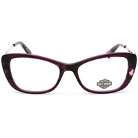 Harley Davidson Women's Eyeglasses - Clear Demo Lens Violet Plastic | HD0557 083 ,