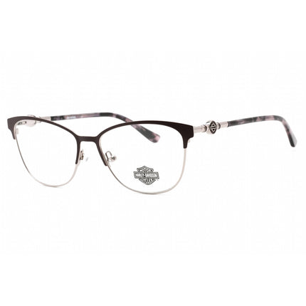 Harley Davidson Women's Eyeglasses - Full Rim Matte Violet Metal Frame | HD0563 082 ,