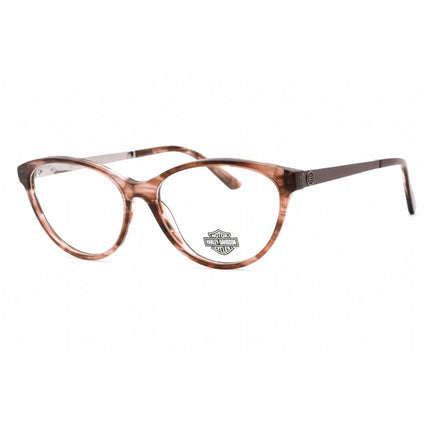 Harley Davidson Women's Eyeglasses - Full Rim Shiny Violet Plastic Oval | HD0570 081 ,