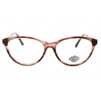 Harley Davidson Women's Eyeglasses - Full Rim Shiny Violet Plastic Oval | HD0570 081 ,