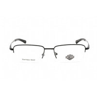Harley Davidson Women's Eyeglasses - Matte Black Metal Rectangular Frame | HD0820 002 ,