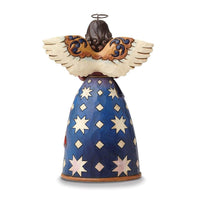 Heartwood Creek Patriotic Flag Angel Figurine ,