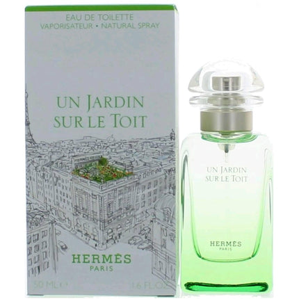 Hermes Women's Eau De Toilette Spray - Un Jardin Sur Le Toit Fresh Scent, 1.6 oz ,