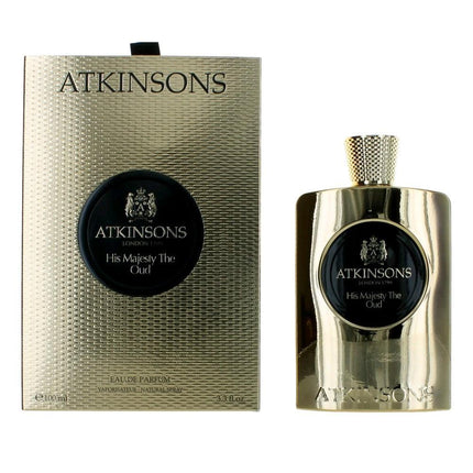 His Majesty The Oud by Atkinsons, 3.3 oz Eau de Parfum Spray for Men ,