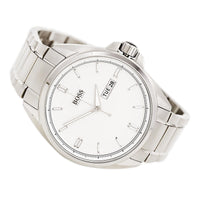Hugo Boss 1513040 Men's Silver Dial Stainless Steel Bracelet Watch ,