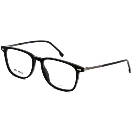 Hugo Boss Men's Eyeglasses - Black and Grey Rectangular Frame | BOSS 1124/U 0807 00 ,