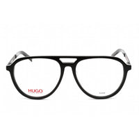 Hugo Boss Men's Eyeglasses - Black Red Plastic Aviator Shape Frame | HG 1093 0OIT 00 ,