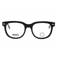 Hugo Boss Men's Eyeglasses - Black Round Frame Clear Demo Lens | BOSS 1444/N 0807 00 ,