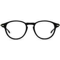 Hugo Boss Men's Eyeglasses - Black Round Full-Rim Plastic Frame | BOSS 0932 807 ,