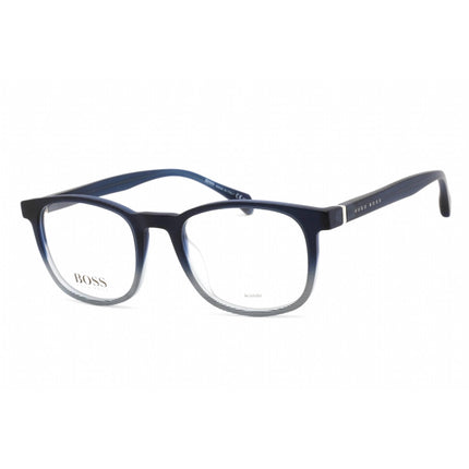 Hugo Boss Men's Eyeglasses - Blue Pattern Acetate Square Frame | BOSS 1085/IT 026O 00 ,