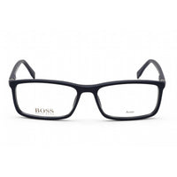 Hugo Boss Men's Eyeglasses - Blue Plastic Rectangular Frame | BOSS 0680/IT 0PJP 00 ,