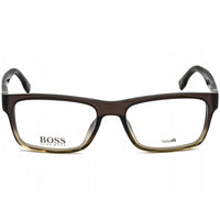 Hugo Boss Men's Eyeglasses - Brown Rectangular Shape Optyl Frame | BOSS 0729 009Q 00 ,