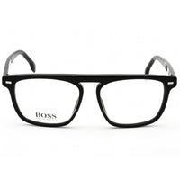 Hugo Boss Men's Eyeglasses - Clear Demo Lens Black Square Frame | BOSS 1128 0807 00 ,