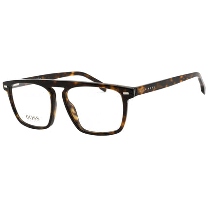 Hugo Boss Men's Eyeglasses - Clear Demo Lens Havana Square Frame | BOSS 1128 0086 00 ,