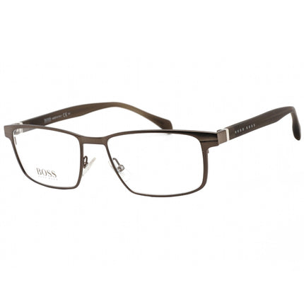 Hugo Boss Men's Eyeglasses - Clear Demo Lens Matte Brown Frame | BOSS 1119/IT 0YZ4 00 ,