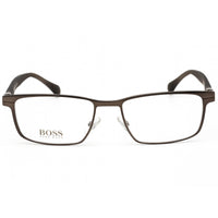 Hugo Boss Men's Eyeglasses - Clear Demo Lens Matte Brown Frame | BOSS 1119/IT 0YZ4 00 ,