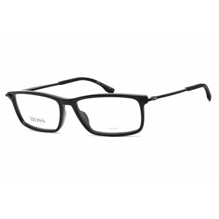 Hugo Boss Men's Eyeglasses - Clear Demo Lens Rectangular Shape Frame | 1017 0807 00 ,