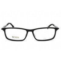 Hugo Boss Men's Eyeglasses - Clear Demo Lens Rectangular Shape Frame | 1017 0807 00 ,