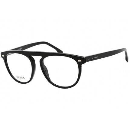 Hugo Boss Men's Eyeglasses - Clear Lens Black Acetate Full Rim Frame | 1129 807 ,