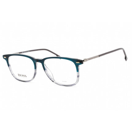 Hugo Boss Men's Eyeglasses - Clear Lens Blue Grey Horn Frame | BOSS 1124/U 03XJ 00 ,
