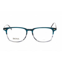Hugo Boss Men's Eyeglasses - Clear Lens Blue Grey Horn Frame | BOSS 1124/U 03XJ 00 ,