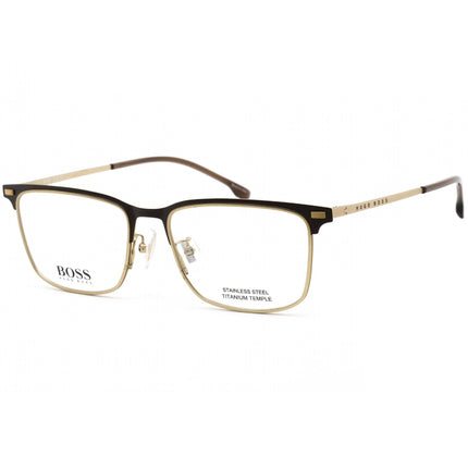 Hugo Boss Men's Eyeglasses - Clear Lens Gold/Black/Brown Frame | BOSS 1224/F 0UFM 00 ,