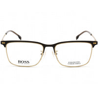 Hugo Boss Men's Eyeglasses - Clear Lens Gold/Black/Brown Frame | BOSS 1224/F 0UFM 00 ,