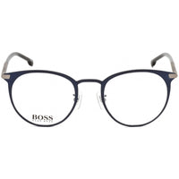 Hugo Boss Men's Eyeglasses - Clear Lens Matte Blue Round Frame | BOSS 1070/F 0FLL 00 ,