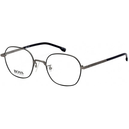 Hugo Boss Men's Eyeglasses - Clear Lens Matte Ruthenium Blue | BOSS 1109/F 09T9 00 ,