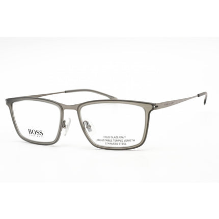 Hugo Boss Men's Eyeglasses - Clear Lens Ruthenium Grey Frame | BOSS 1242 0PTA 00 ,