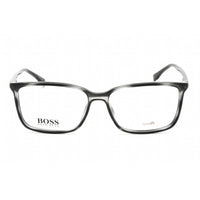 Hugo Boss Men's Eyeglasses - Full Rim Grey Horn Optyl Rectangular | 0679/N 02W8 00 ,