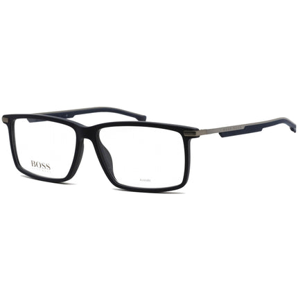 Hugo Boss Men's Eyeglasses - Full Rim Matte Blue and Grey Frame | BOSS 1202 0FLL 00 ,
