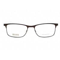 Hugo Boss Men's Eyeglasses - Full Rim Matte Brown Metal Frame | BOSS 0967/IT 0YZ4 00 ,