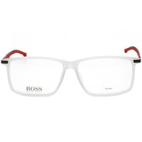 Hugo Boss Men's Eyeglasses - Full Rim Matte Grey and Red Frame | BOSS 1202 0RIW 00 ,