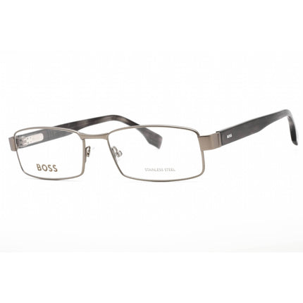 Hugo Boss Men's Eyeglasses - Full Rim Matte Ruthenium Grey Frame | BOSS 1519 0RAA 00 ,