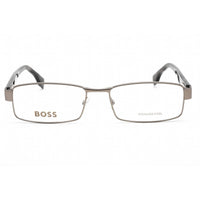 Hugo Boss Men's Eyeglasses - Full Rim Matte Ruthenium Grey Frame | BOSS 1519 0RAA 00 ,