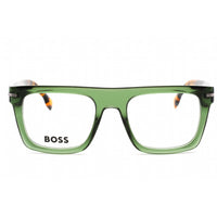 Hugo Boss Men's Eyeglasses - Green Havana Rectangular Shape Frame | BOSS 1597 0XGW 00 ,
