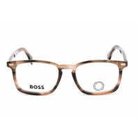 Hugo Boss Men's Eyeglasses - Grey Brown Plastic Square Shape Frame | BOSS 1368 0S05 00 ,