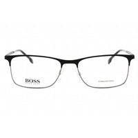 Hugo Boss Men's Eyeglasses - Matte Black Dark Ruthenium Frame | BOSS 1186 0RZZ 00 ,